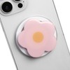 Cute Flower Series Collapsible Design Phone Grip (Magnetic, Pink)