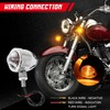INNOGLOW - Luces intermitentes para motocicleta, 2 unidades, ámbar, para