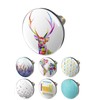 arteneur® Pop-Up Sink Plug with Colourful Deer Motif, Drain Strainer,