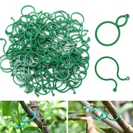 Lure Clip [100 Pieces] Posts Clips, Gardening Clips, Suitable for Gardening Tools, Induction Work, Support, Grafting, Vine Plants, Cultivation of Legumes, Tomatoes, Cucumbers, etc