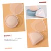 FRCOLOR Tool 6pcs Lady Makeup Powder Wet Dry Fan-shaped Pva