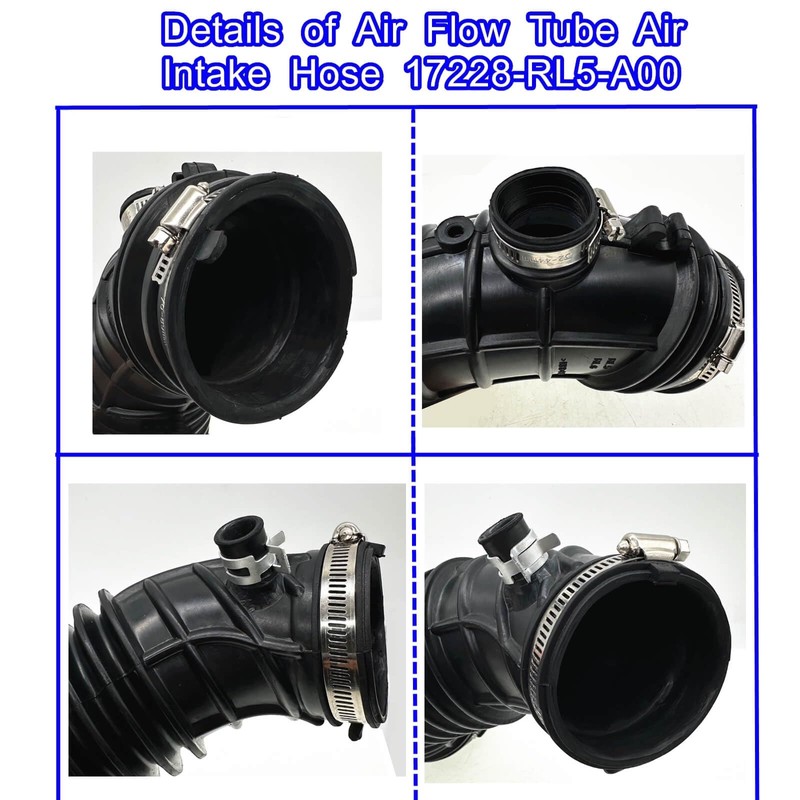 Air Flow Tube Air Intake Hose, Compatible With Acurra TSX