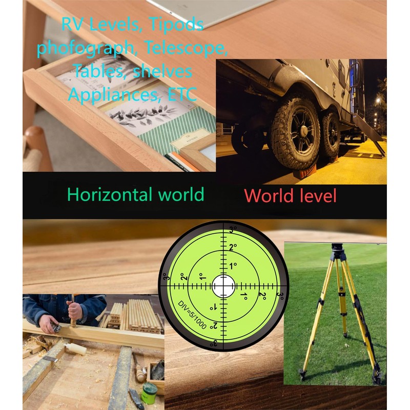 Round High Precision 2.4inch 60MM Accuracy 15'/2 Aluminium Cardan Circular