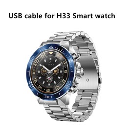 yiqungo Magnetic Universal Charger for SOUYIE h33 h26 dt10 h90 Smart Watches, Compatible with H33 Smartwatch, 2 Pin Magnetic USB Cable