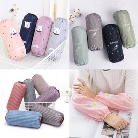 Multi-purpose Waterproof Arm Sleeves with UV Protection (Art, Work, Office, Outdoor) 04 Check Pattern Waterproof Arm Sleeves A 4ea