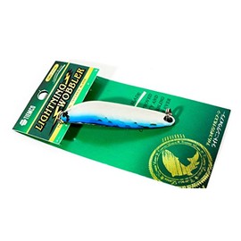 TIEMCO Spoon, Lightning Wobbler, 2.2 inches (56 mm), 0.2 oz (7 g), Hammered S/Blue #204