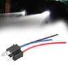 Male Socket H4 Male Head Extension Socket with Wiring Harness