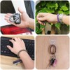 12 PCS Wrist Coil Keychain Flexible Spring Spiral Coil Stretchable