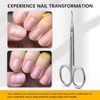 BEZOX Precision Curved Tip Cuticle Scissors - Sharp Scissors for