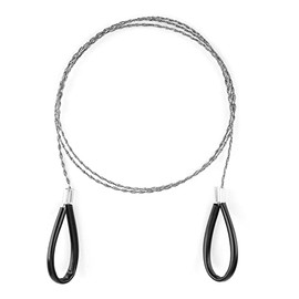 Outdoor Wire Saw Mini Stainless Steel Wire Saw Emergency Pocket Saw for Outdoors Survival Equipment Camping Gear