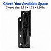 2-Pack 80° Spring-Assisted Lift-Up Hinges for Cabinet Doors & Furniture