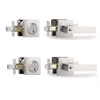 Exterior Door Lock Set with Deadbolt, Front Door Handle Set