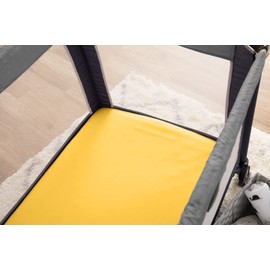 American Baby Company Fitted Pack N Play Playard Sheet 27" x 39", Soft Breathable Neutral 100% Cotton Jersey Pack and Play Sheet, Golden Yellow, for Boys and Girls, Fits Most Mini Crib Mattresses