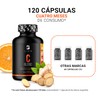 Vitamina C Jengibre de 120 Cápsulas. Ingredientes naturales. C Blend