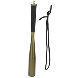 25mm Diameter Fishing Bat Tool Aluminium Alloy Head 2 Colours Fish Priest with Foam HandleGreen