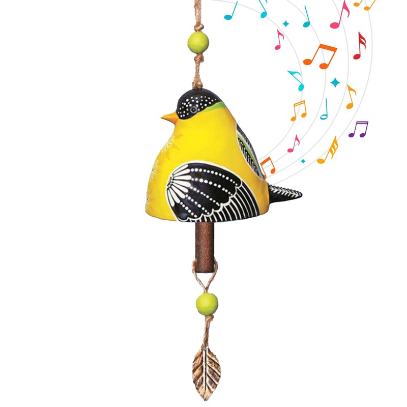 Ceramic Wind Chimes Chinese Innovative Lucky Hanging Bell Wind Chime