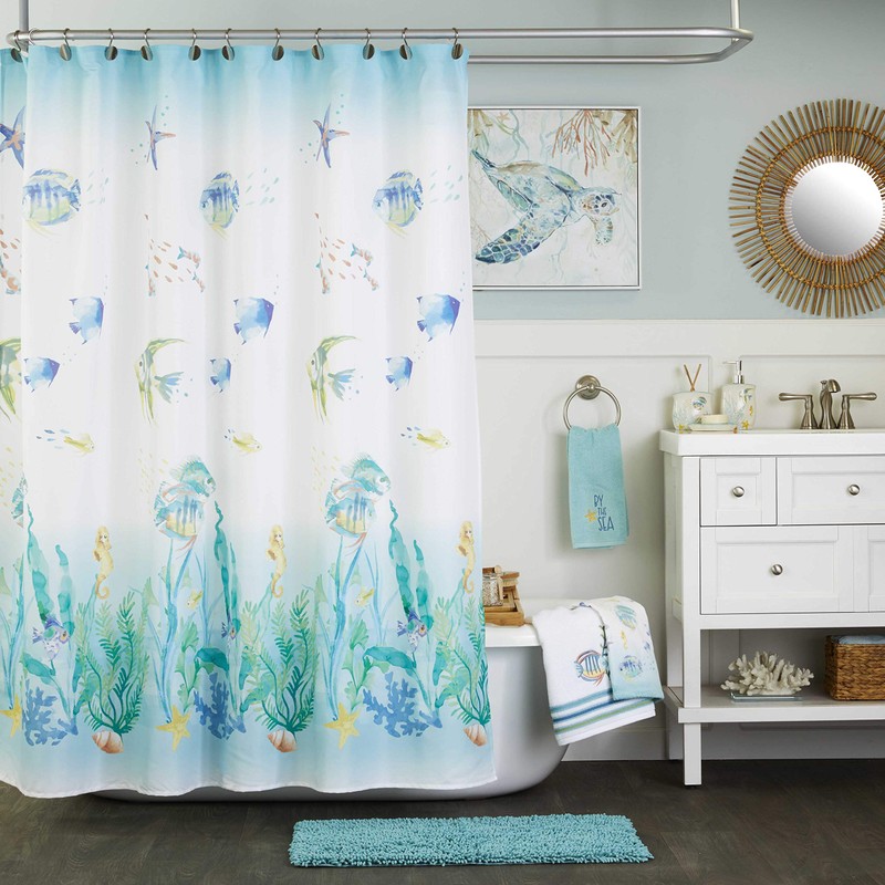 SKL HOME by Saturday Knight Ltd. Ocean Watercolor Hand Towel,