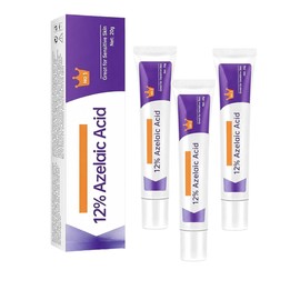 2 Pc Crema Ácido Azelaico, Suero Facial Acido Azelaico 12, Crema Hidratante Facial Para Todo Tipo de Piel, Anti imperfecciones con Ácido Azelaico,... 