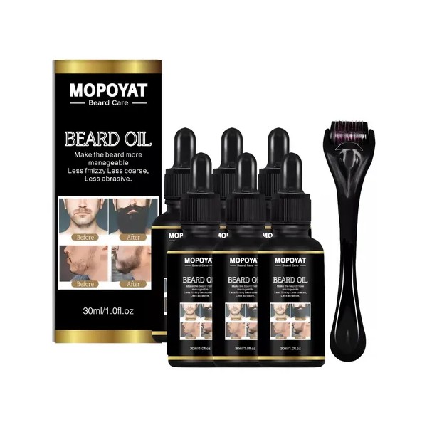 Kit Cuidado De Barba Para Hombres, Herramientas Aseo Bigote