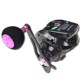 Fishing Gear with PE Line, General Purpose Digital Counter, Bi-Axis Reel, SeaMastug Digital 200P/300P (200P (200P (PE0.8 No. approx. 200 m included)