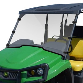 UTV Full Windshield -StarknightMT PC Hard Front Windshield Compatible with Gator XUV 550 560 560E 590E 590i 590M Used with Tops