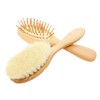 St TS Baby Hair Brush Goat Hair Comb Set Baby