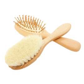 St TS Baby Hair Brush Goat Hair Comb Set Baby Brush Newborn Infant Baby hea-burasi Radish Baby Gifts Gift Present