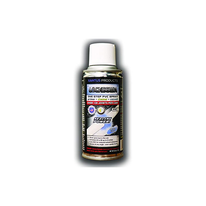 Xantus Lockdown All-In-One PVC Spray Weld 4.5 oz Clear