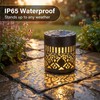 UGQQ Solar Post Cap Lights Outdoor, Waterproof Solar Powered Mandala