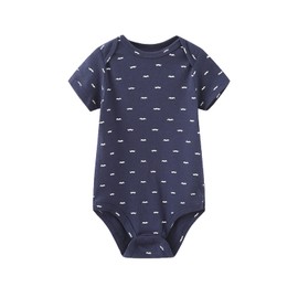 MAMIMAKA Baby Bodysuits Baby Clothes Short Sleeve One-Piece Cotton Bodysuit for Baby Boys and Girls 3-6 Months