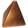 PYRAMID Solid Copper Pyramid - 1.675 inches -Brushed Finish