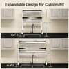 3 Tier Extra Large Stainless Steel Expandable Over The Sink