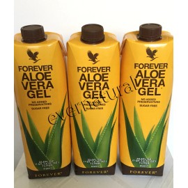 Forever Living Products 3 FOREVER LIVING NEW ALOE VERA GEL/DRINK STABILIZED (1 L each)  Assortiment - Aloe Vera Gel