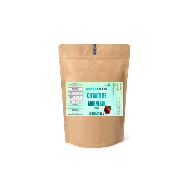 Citrato de Magnesio con sabor manzana 500gr