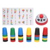 Stacking Cups Card Games Toy Early Educational Training Colorful Interactive