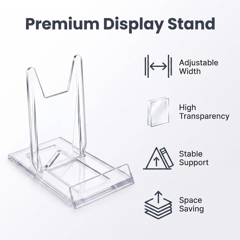 10 Pcs Purse Display Stand, Adjustable Acrylic Handbag Holder