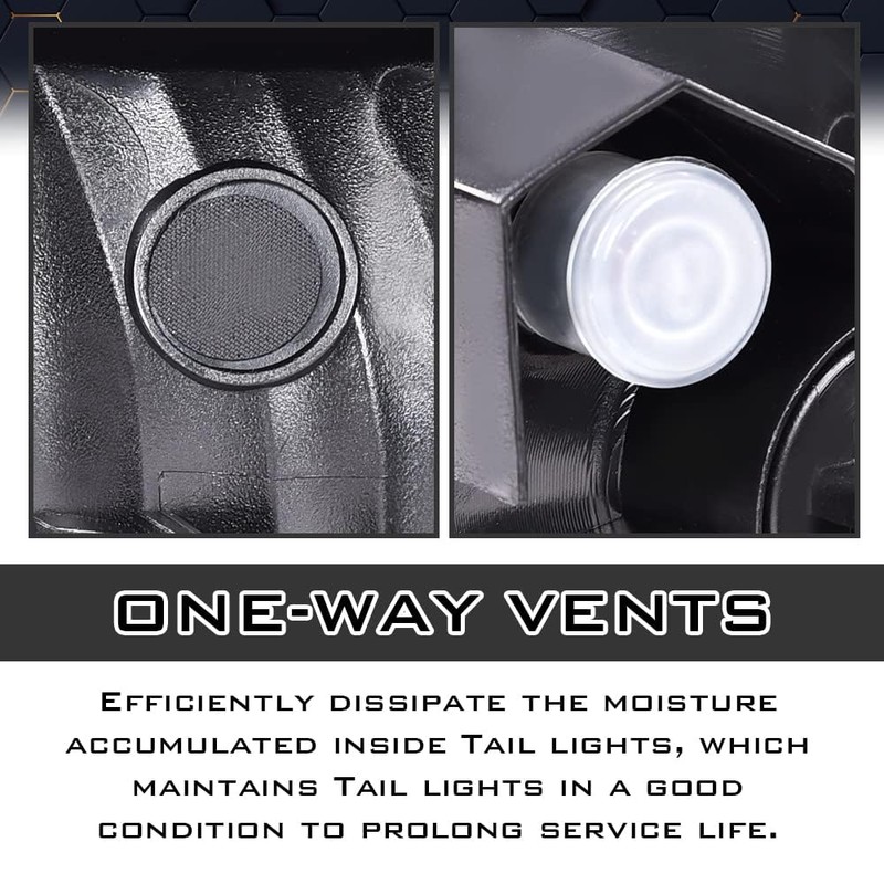 PIT66 Rear Tail Light w/Blubs Driver Left Side Compatible with