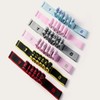 Multi-Level Custom Yoga & Stretching Band with 8 Sections for Spine and Hip Up Unsong Band Pink