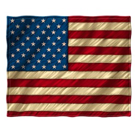 Erazor Bits Patriotic Fleece Blanket Throw Blanket - America Flag Blanket Throw Blanket - Blanket American Flag - ADD8-RN2358-TB