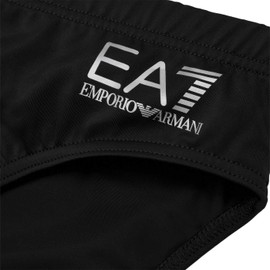 Emporio Armani Men's Standard Classic Swim Brief, Black, Medium