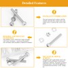 95 Pieces M5 x 30/35/40/45/50mm Hex Socket Head Cap Screws
