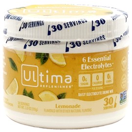 Ultima Replenisher Hydration Electrolyte Powder, 30 Serving Canister, Lemonade