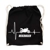 Backpack Heart Rasen Motorcycle Fighter, black, Unit size, Rucksack
