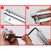 2 Pcs Gate Spring self Closing Door Closers,Automatic gate Closer,