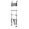 LiGuVCY Telescoping Extension Ladder 10.5 FT, Folding Telescopic Aluminum Ladders