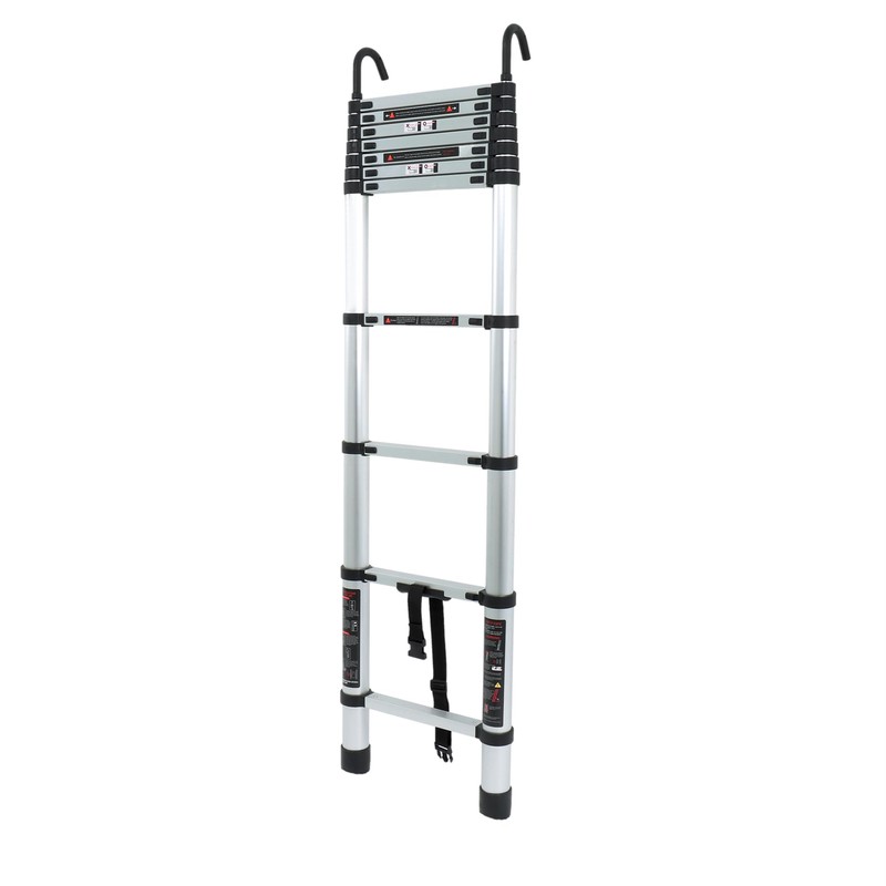 LiGuVCY Telescoping Extension Ladder 10.5 FT, Folding Telescopic Aluminum Ladders