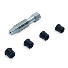 CCLIFE Repair Kit for Spark Plug Thread M10 x 1.0 5-Piece Thread Repair Kit Spark Plugs Thread Insert M10 x 1.00