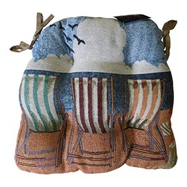 Park Avenue Collection Tapestry Tufted Chair Pad