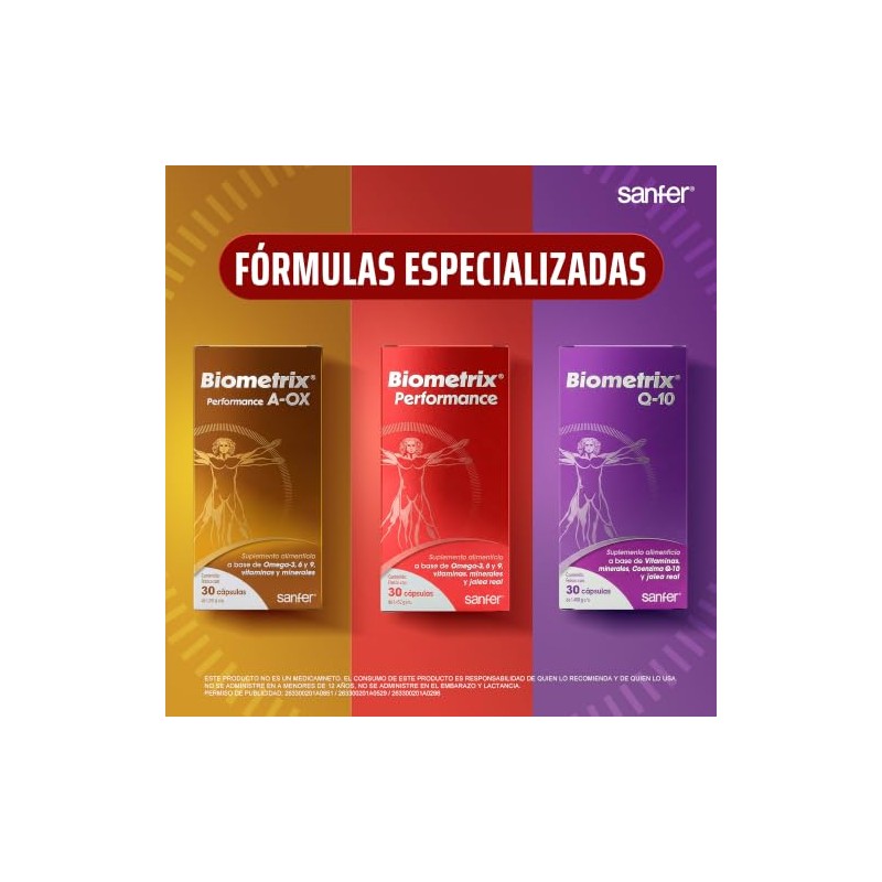 Biometrix A-OX | Zinc Magnesio Selenio | Magensio | Antioxidantes