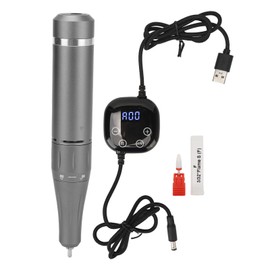 Electric Nail Grinding Machine 40000RPM Adjustable Touch LCD Display Low Noise USB Nail File Machine Gray